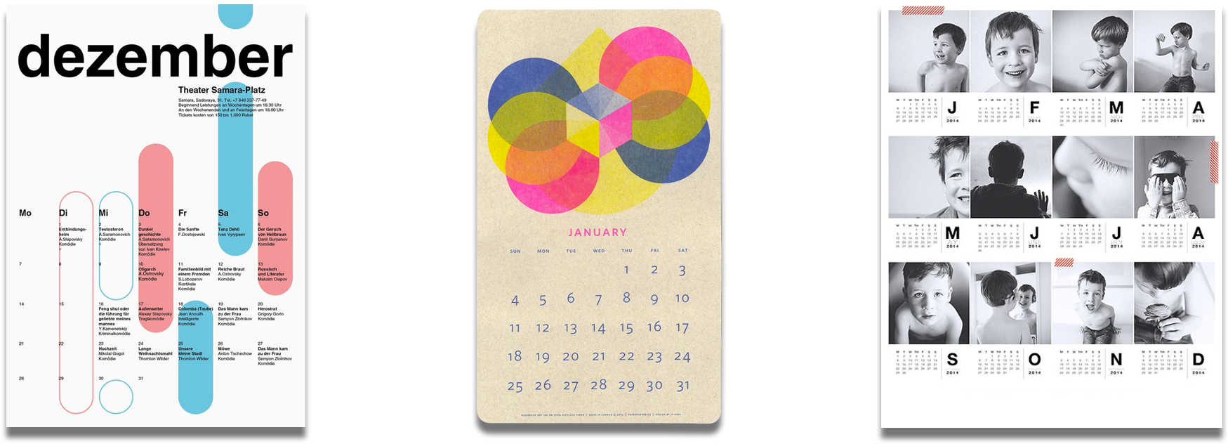 Calendar Printing - Graphic Design Clipart (1920x694), Png Download