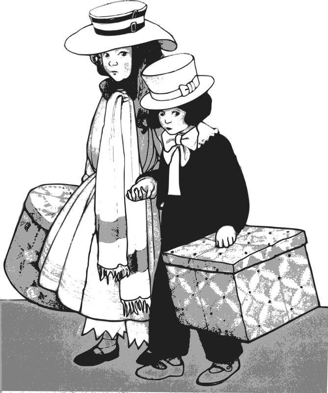 4 Brothers Clipart Black And White - Png Download (668x800), Png Download