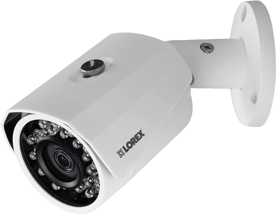 Home Security System With 2 Hd 1080p Security Cameras - Camera Dvr Clipart (907x704), Png Download