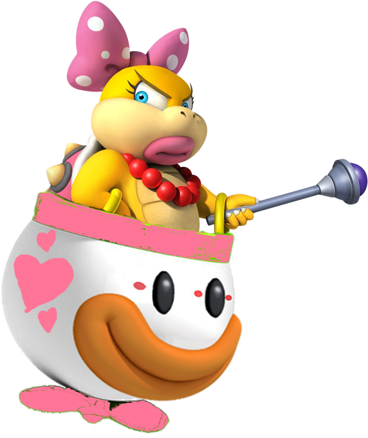 Super Mario Bros Wendy , Png Download - Wendy Koopa Clipart (735x875), Png Download