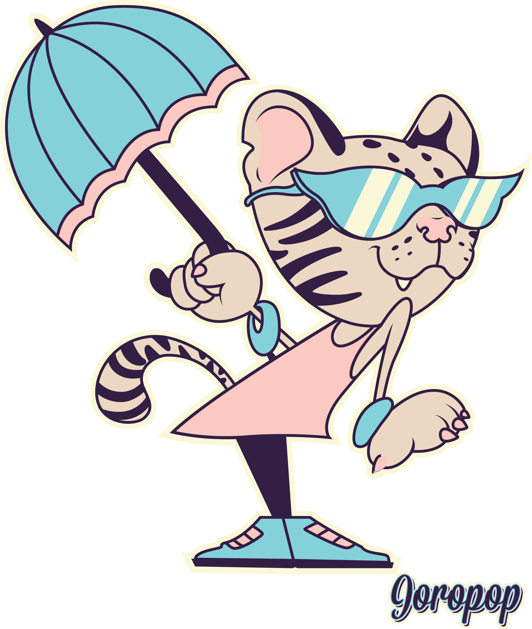 Cunagüara Pop Tank - Cartoon Clipart (1787x2115), Png Download