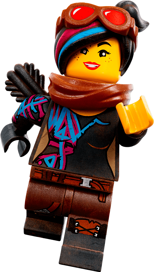 Lego Movie Png Transparent Background - Lego Movie 2 Lucy Clipart (714x952), Png Download