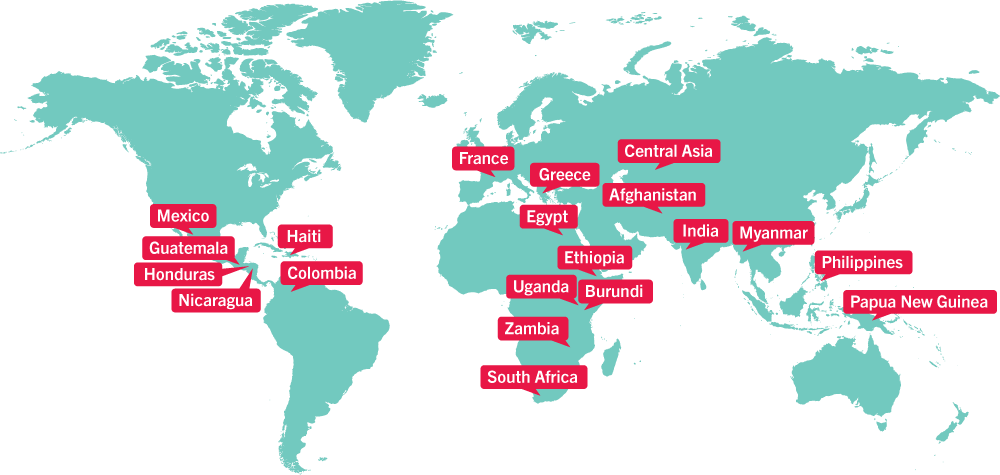 Where Are The Kids - World Map Clipart (1000x475), Png Download