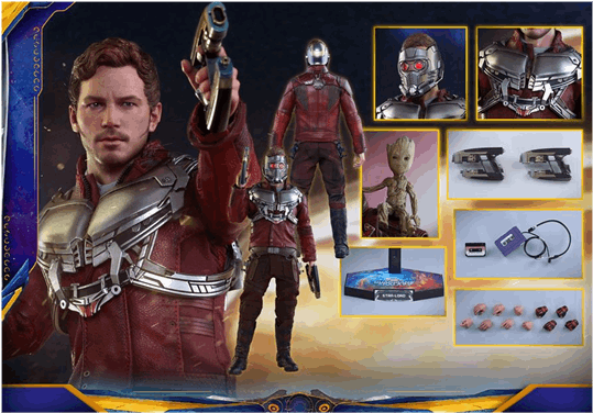 Guardians Of The Galaxy - Hot Toys Mms421 Clipart (600x600), Png Download