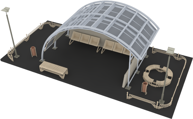 Load In 3d Viewer Uploaded By Anonymous - Observatory Clipart (800x430), Png Download