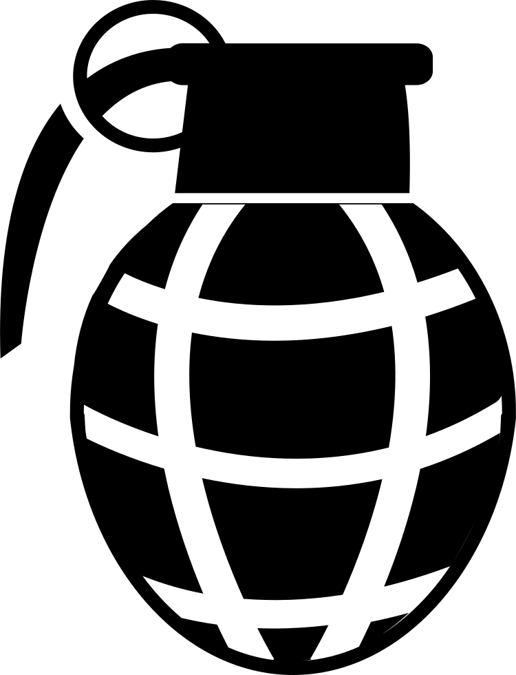 Grenade Transparent Svg - Granat Vector Clipart (750x980), Png Download