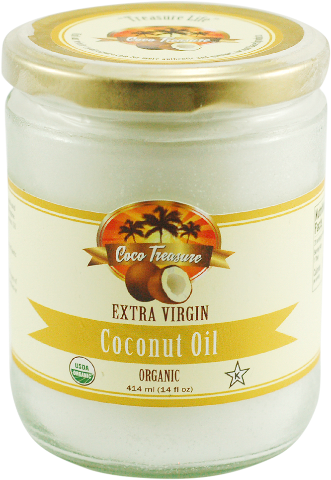 Jpg Black And White Download True Gourmet Unrefined - Coconut Clipart (1000x1000), Png Download