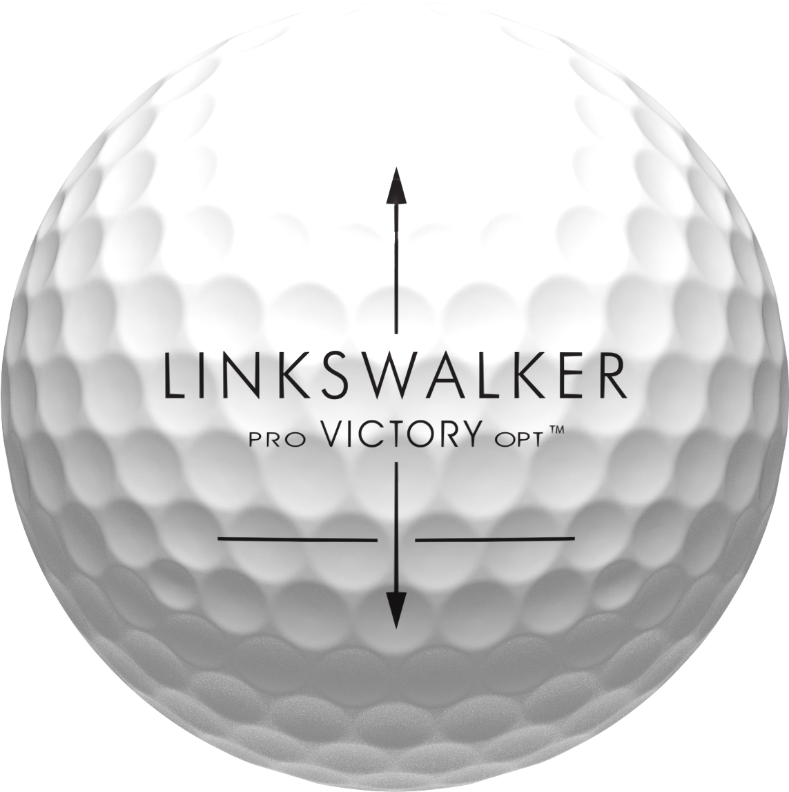 Black N White Ball Provictory - Golf Ball Clipart (1143x1147), Png Download