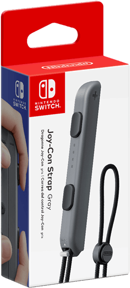 Controllers - Nintendo Switch Joy Con Strap Grey Clipart (600x600), Png Download