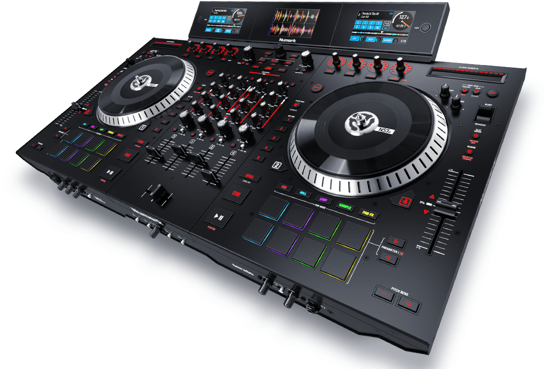 Ns7iii The Best Hands-on Controller Money Can Buy - Numark Ns7iii Clipart (1200x750), Png Download