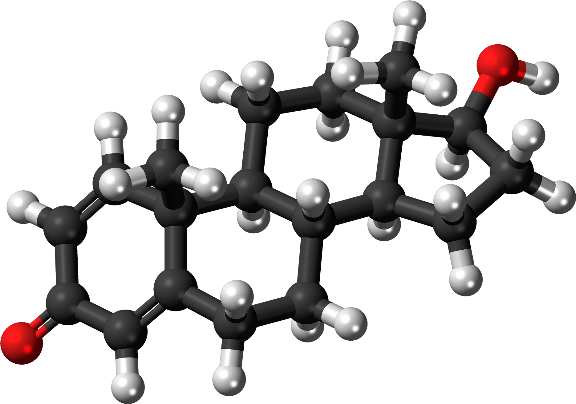 Boldenone Molecule Ball - Boldenone Molecule Clipart (2000x1444), Png Download