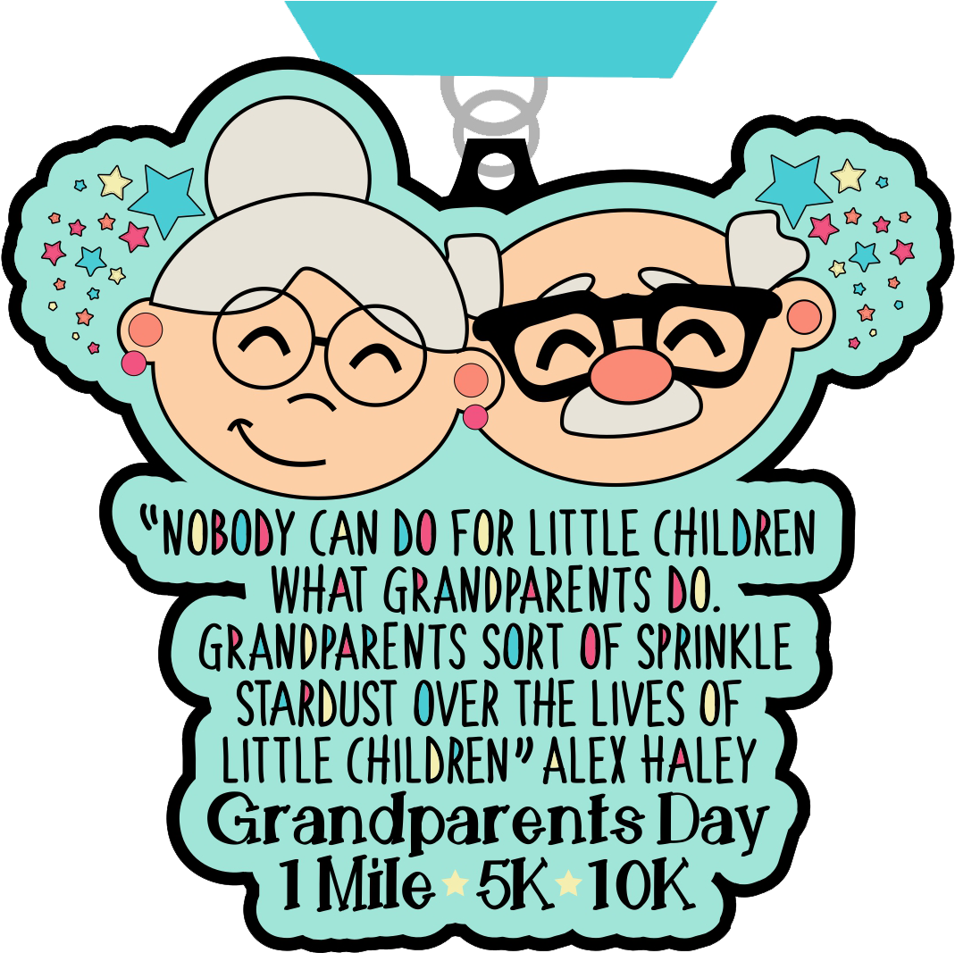 Grandparents Day 1 Mile, 5k & 10k- Orlando - Information On Grandparents Day Clipart (1122x1111), Png Download