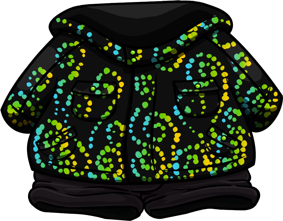 Black Whirlpool Snowsuit - Club Penguin Black Whirlpool Snowsuit Clipart (979x765), Png Download