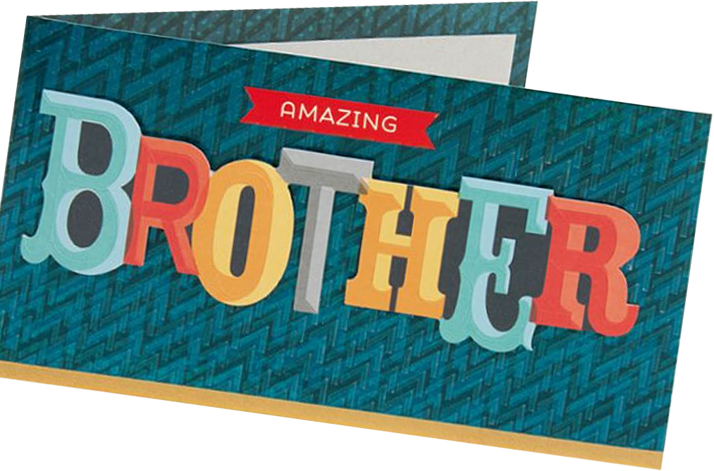 Birthday-brother - Classy Birthday Frames For Brother Clipart (1013x669), Png Download