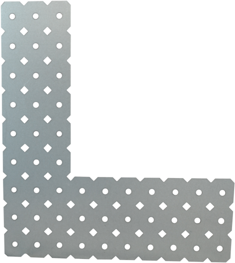 Make A Bracket Galvanised L Shape 1mm - Polka Dot Clipart (800x600), Png Download