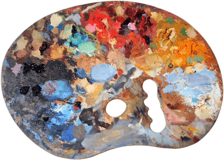 Objects - Artists Palette Clipart (800x585), Png Download