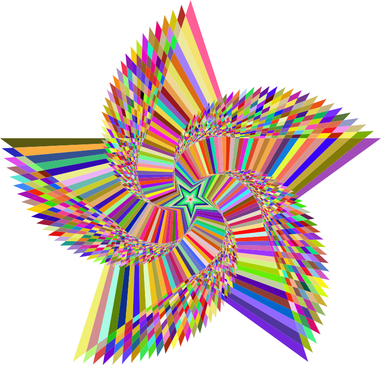 Dying Star 4 Clipart Icon Png - Colorful Kites Transparent Png (778x746), Png Download