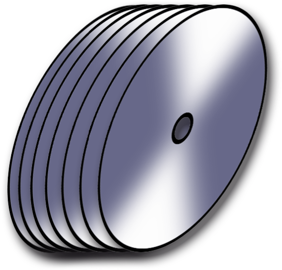 Quintuple Platinum - Platinum Disc Png Clipart (617x615), Png Download