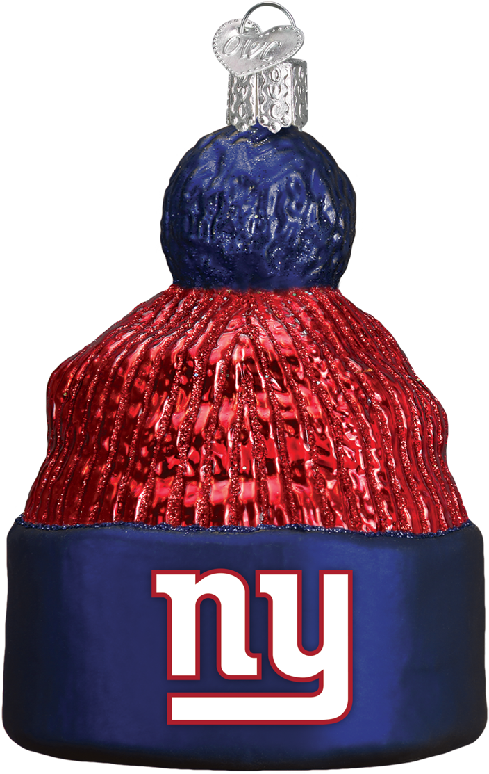 New York Giants Beanie Hat Football Ornament - New York Giants Clipart (704x1113), Png Download