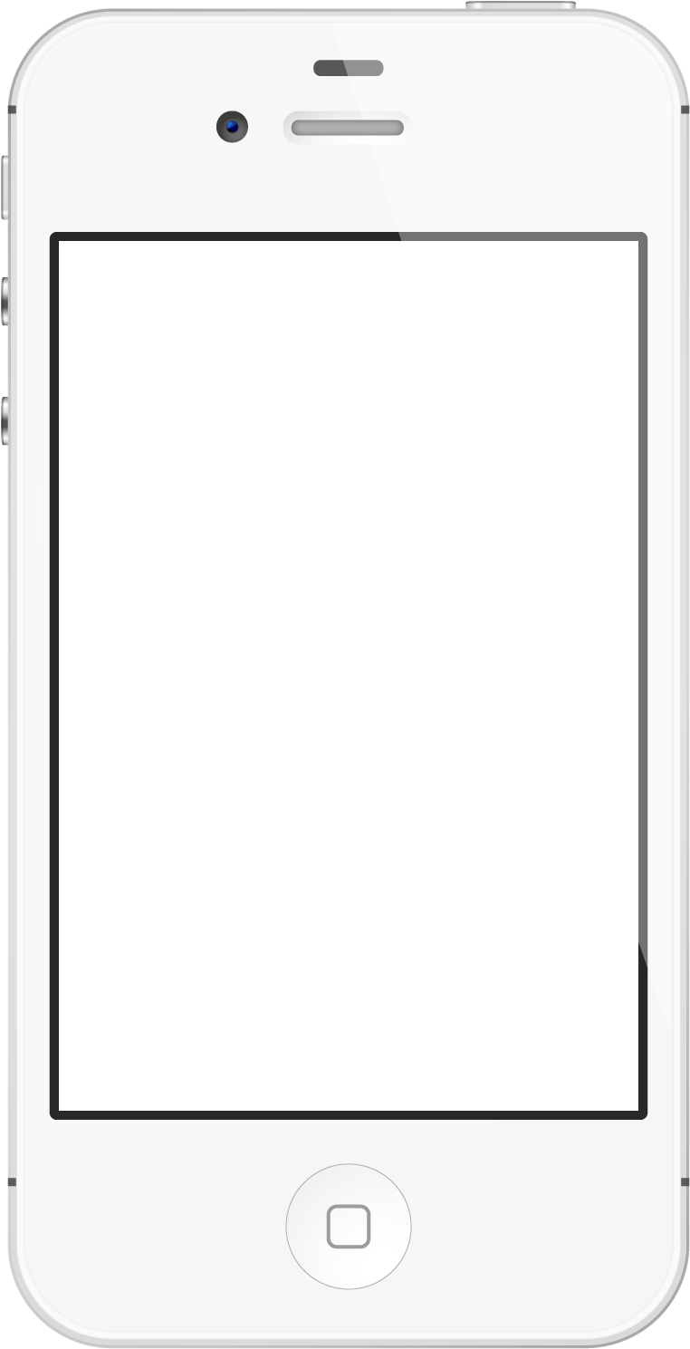 Iphone Png Template - Iphone 4 Png Template Clipart (900x1600), Png Download
