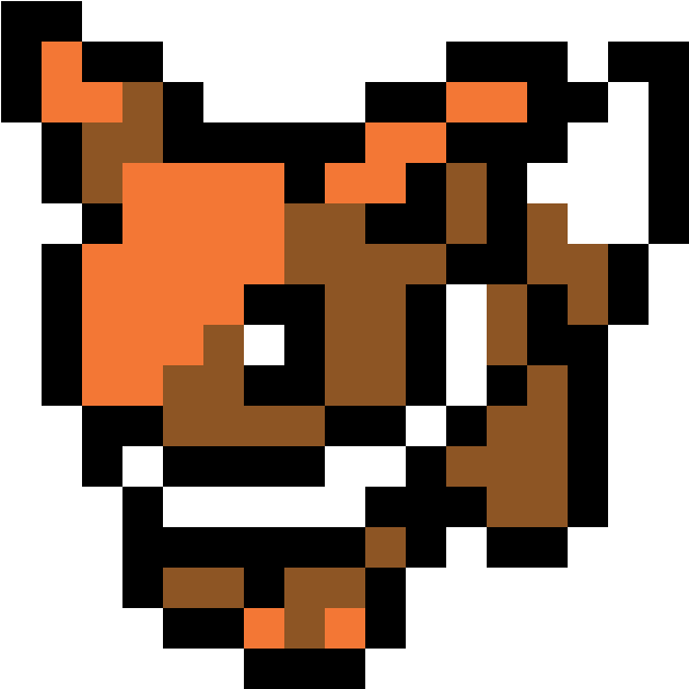 8 Bit Pokemon Eevee , Png Download - Pokemon Pixel Art Png Clipart (630x630), Png Download