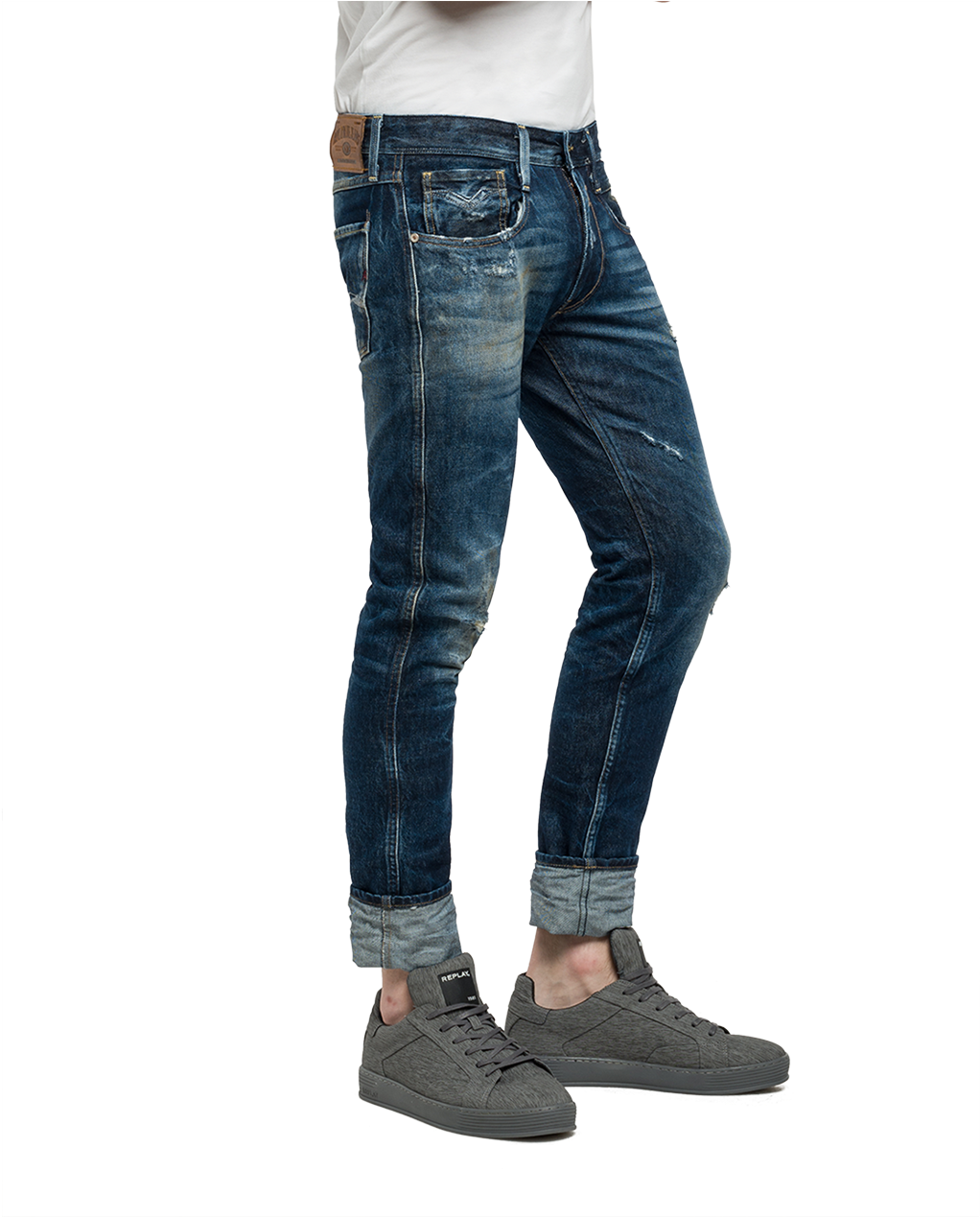Anbass Slim-fit Jeans - Pocket Clipart (1110x1268), Png Download