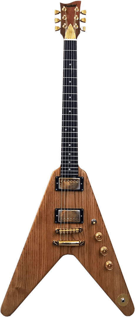 V - Electric Guitar Clipart (459x1200), Png Download