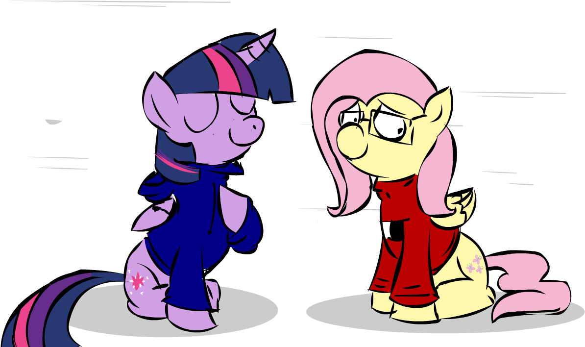 Benja, Female, Flutternerd, Fluttershy, Glasses, Mare, - Cartoon Clipart (1200x740), Png Download