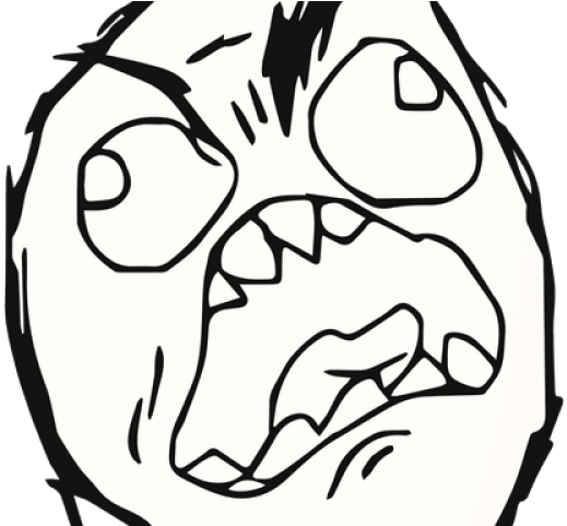 Rage Face Clipart (640x480), Png Download