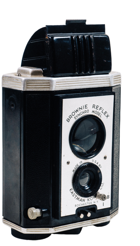 Kodak Brownie Reflex Synchro Model - Instant Camera Clipart (1000x1000), Png Download