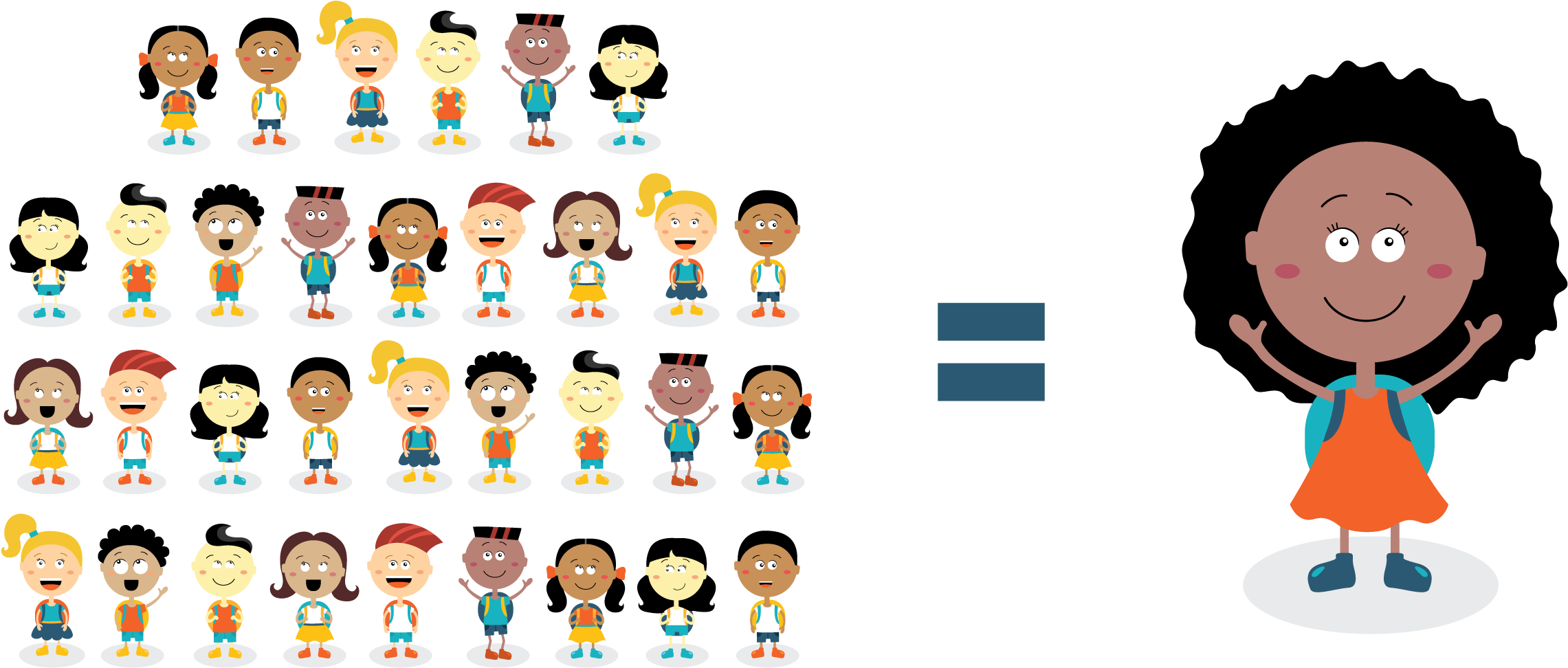 1 In 33 Graphic - Cartoon Clipart - Large Size Png Image - PikPng