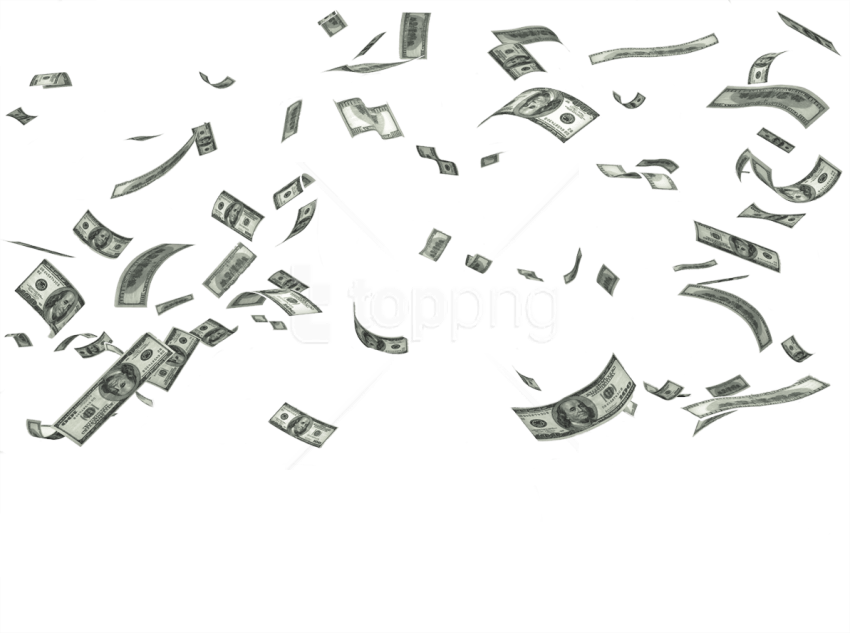 Free Png Download Falling Money Png Images Background - Money Falling Transparent Background Clipart (850x633), Png Download