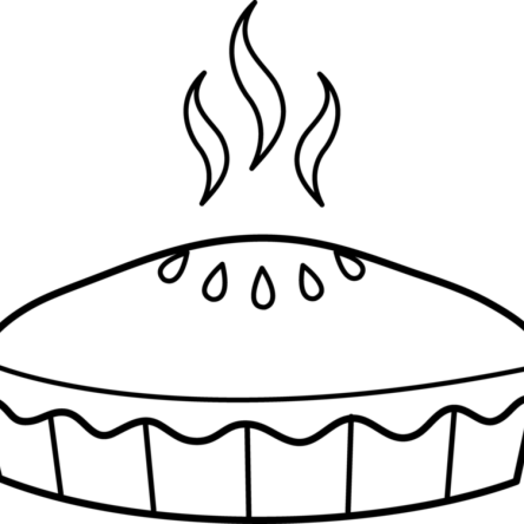 Jpg Royalty Free Library Apple Pie Clipart Black And - Apple Pie Clip Art Black And White - Png Download (1024x1024), Png Download