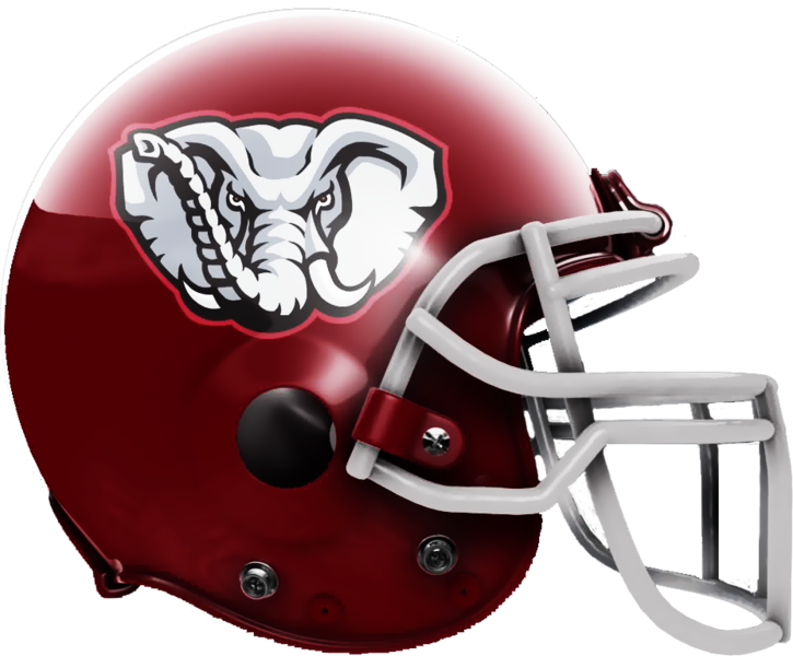 Alabama Football Png - North Halton Crimson Tide Clipart (725x600), Png Download