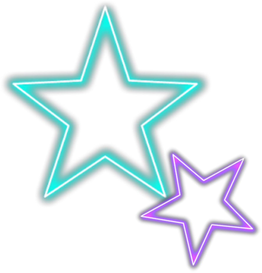 #mq #blue #purple #stars #star #neon - Islamic Icon White Png Clipart (1024x1024), Png Download