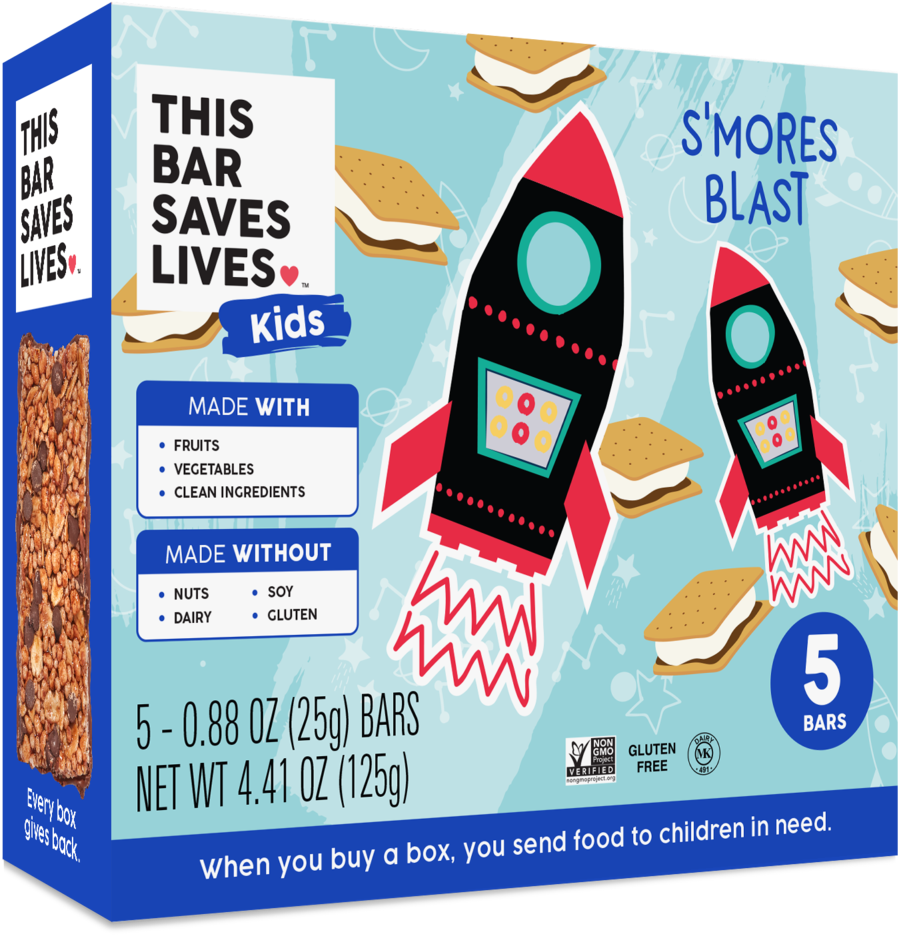 Bar Saves Lives Smores Blast Box Clipart (1163x1200), Png Download