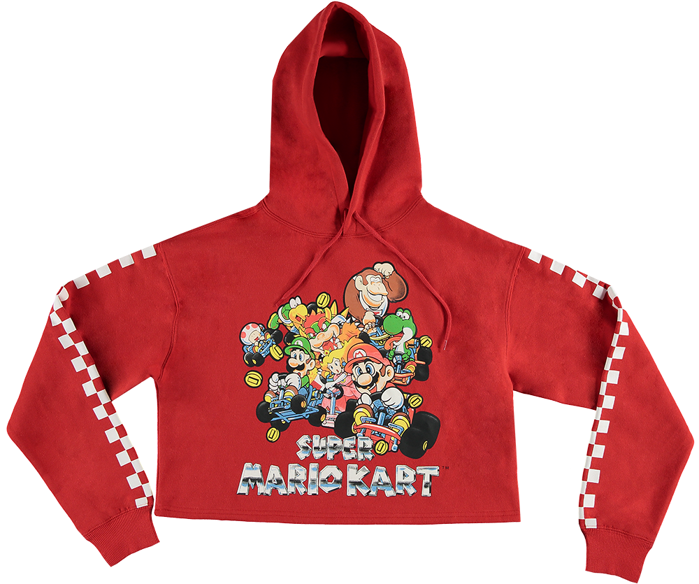 Super Nintendo X Forever 21 Collection , Png Download - Super Mario Kart Hoodie Clipart (1000x835), Png Download