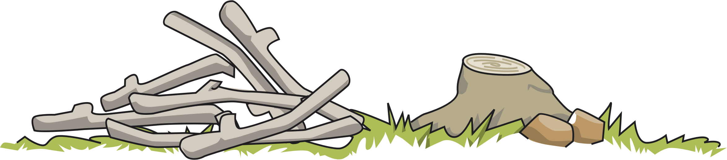 This Free Icons Png Design Of Dead Branches Clipart (2347x517), Png Download