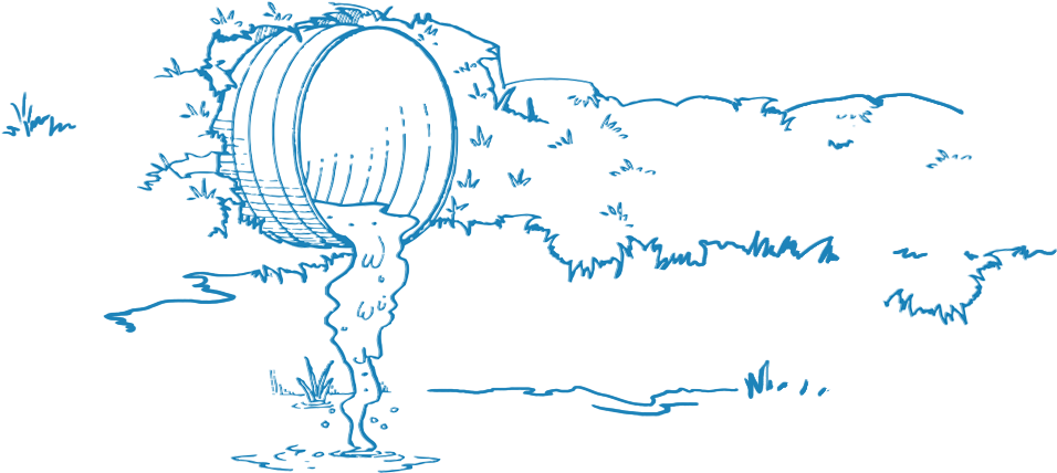 Water Pollution Pictures For Drawing Clipart (1136x430), Png Download