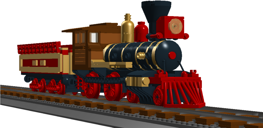 American Steam Train Png Clipart (1024x557), Png Download