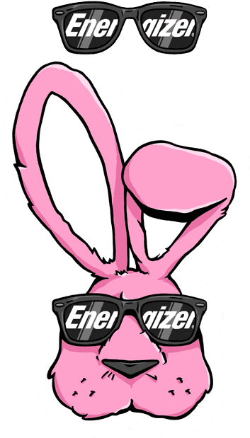 Energizer Bunny Stickers Messages Sticker-11 - Cartoon Images Of The Energizer Bunny Clipart (618x618), Png Download