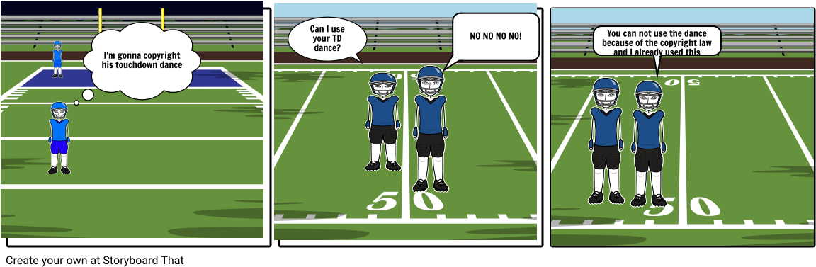 Touchdown Dance - Cartoon Clipart (1164x385), Png Download