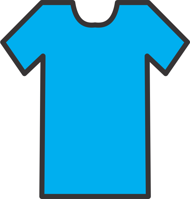 Download - Outline Tee Shirt Clipart (627x658), Png Download