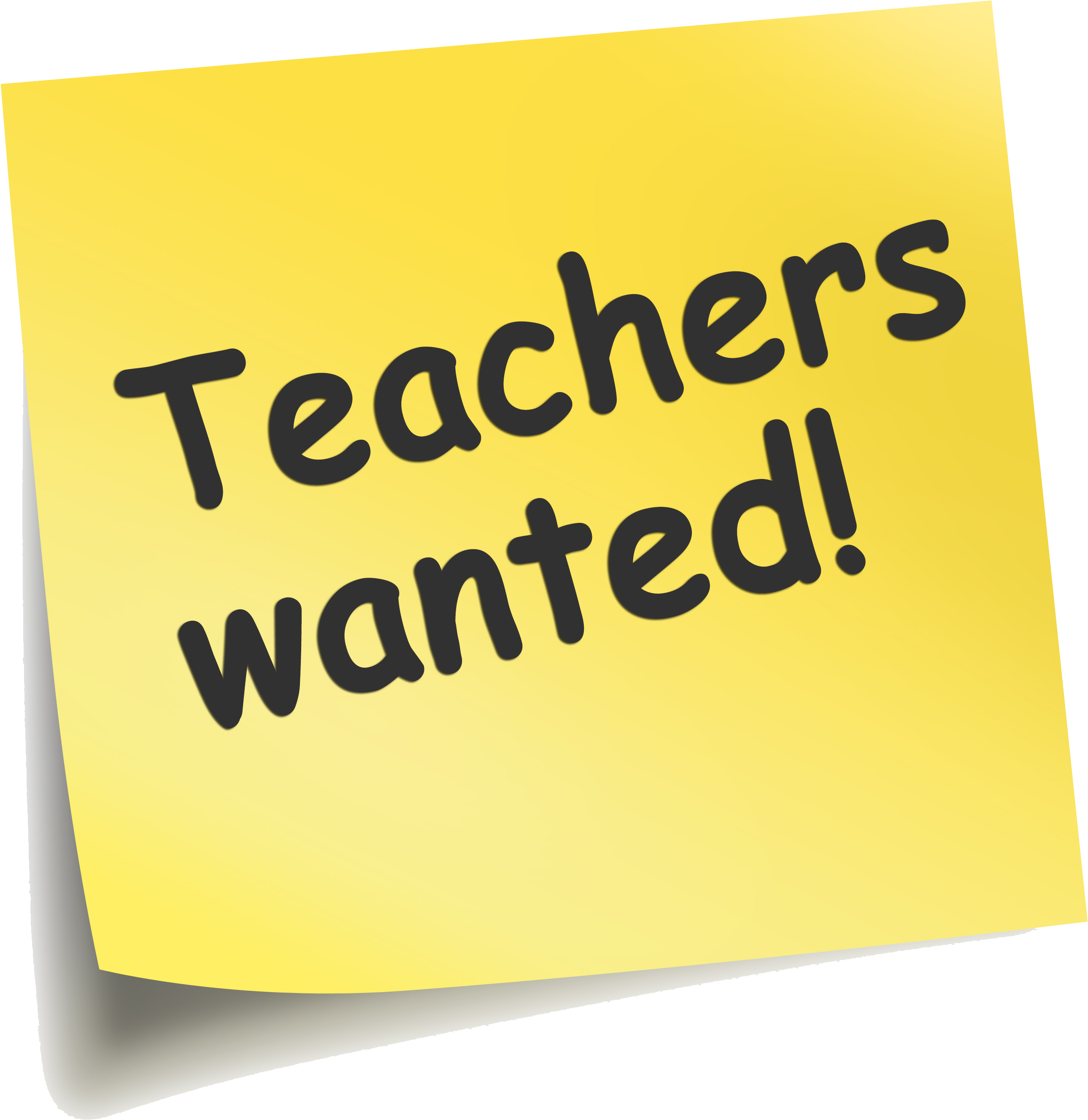 Teachers Wanted Clipart (2629x2723), Png Download