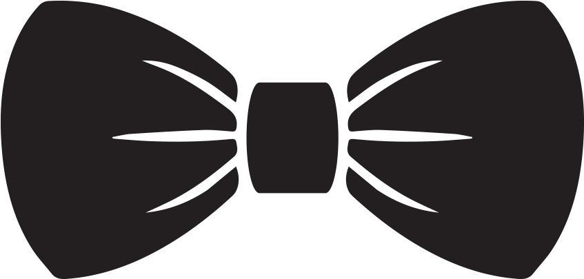 Knyttet Sløyfe Kanarigul Silke Groomsmen Bow Ties Png - Bow Tie Svg Clipart (1000x1000), Png Download
