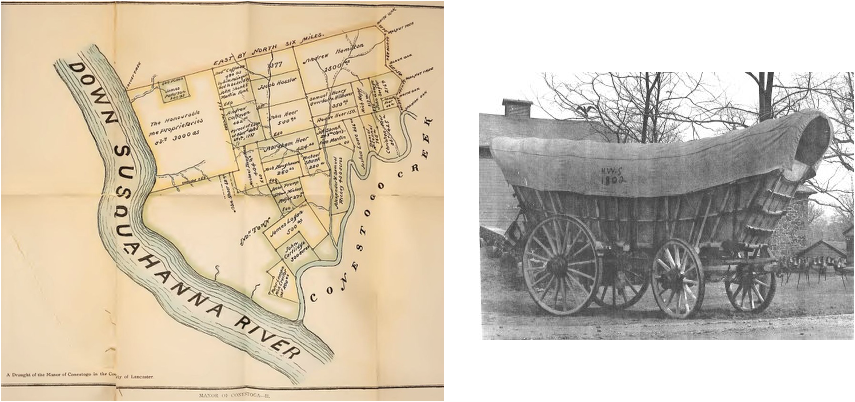 Conestoga Wagon Clipart (855x402), Png Download