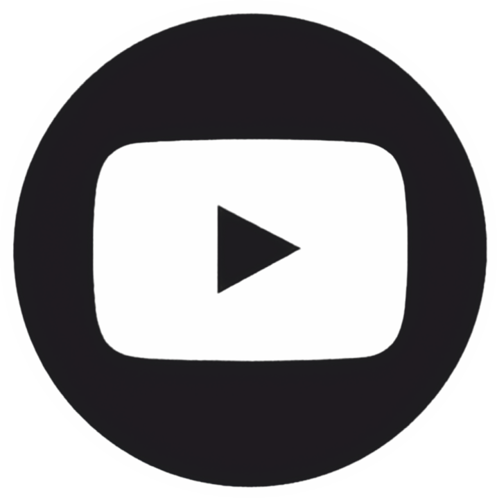 Youtube Logo White Circle Clipart (717x718), Png Download