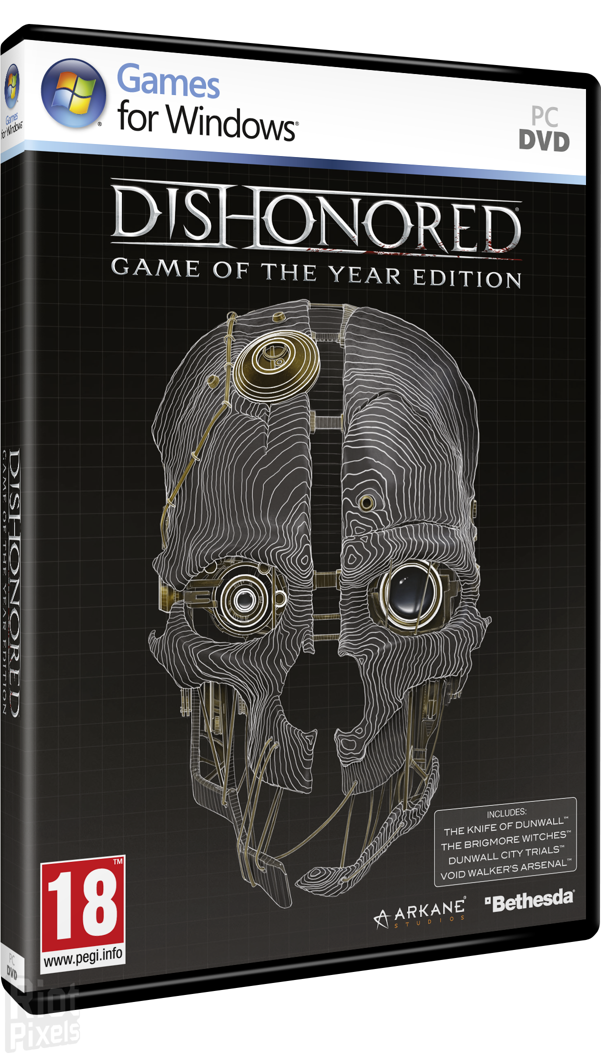 7 October - Dishonored Goty Pc Clipart (1202x2115), Png Download