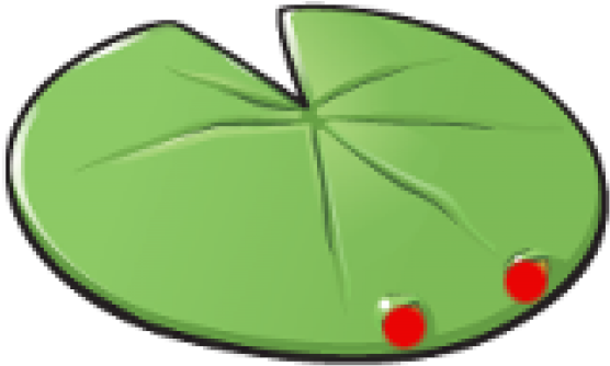 Lily Pads Cartoon Png Clipart (640x480), Png Download