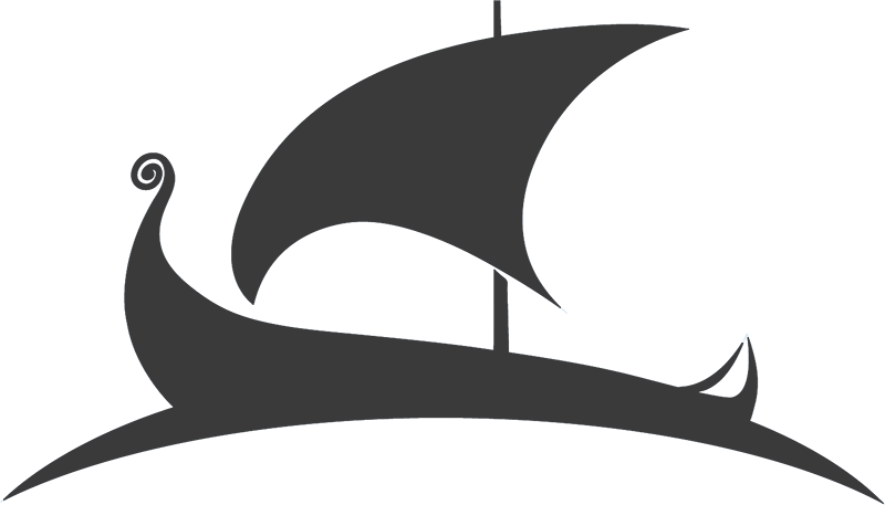 Viking Ship Clipart Swedish - Viking Clipart Black Background - Png Download (800x457), Png Download